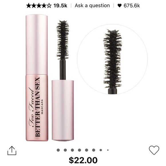 Too Faced Better Than Sex Mascara Chocolate - Picture 2 of 2